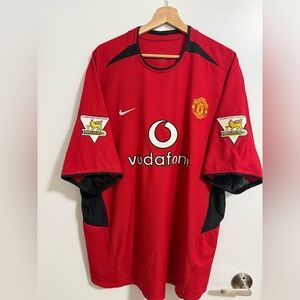 Vintage 2002-2004 Manchester United Nike Home Shirt #10 Ruud Van Nistelrooy